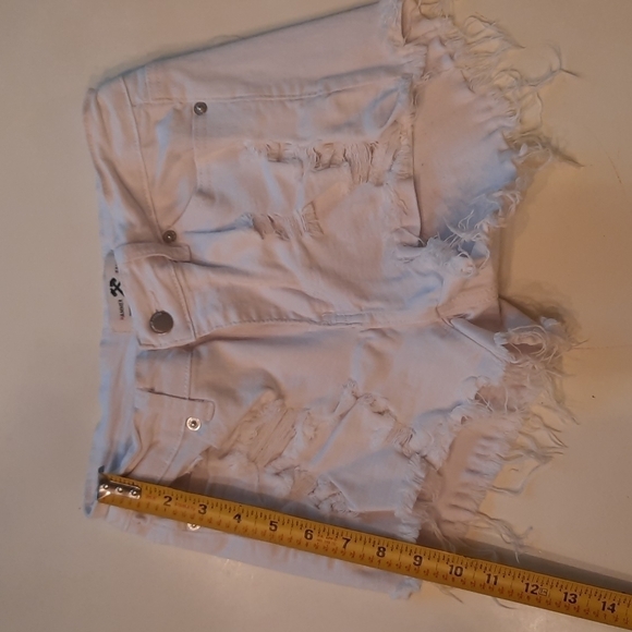 Hammer Jeans medium white distressed jean shorts - Picture 8 of 9
